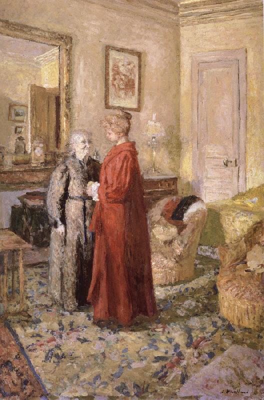 Edouard Vuillard Vial and his wife Annette oil painting picture
